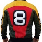8 Ball Pool Seinfeld Michael Hoban Real Leather Bomber Jacket