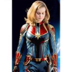 Captain Marvel Carol Danvers aka Brie Larsons Leather Jacket