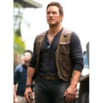 Jurassic World 2 Fallen Kingdom Chris Pratt Leather Vest