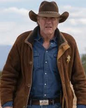 Men's Sheriff Walt Longmire Robert Taylor Leather Coat