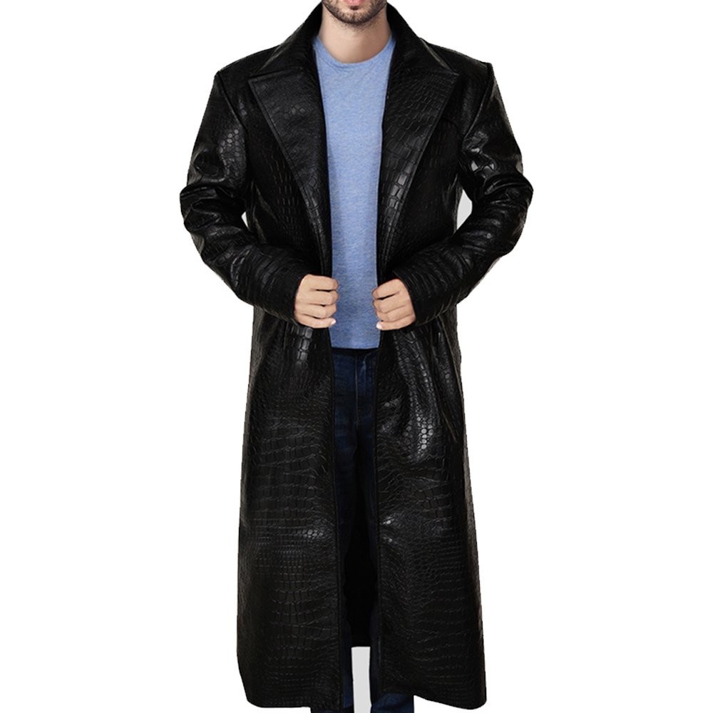 alligator trench coat