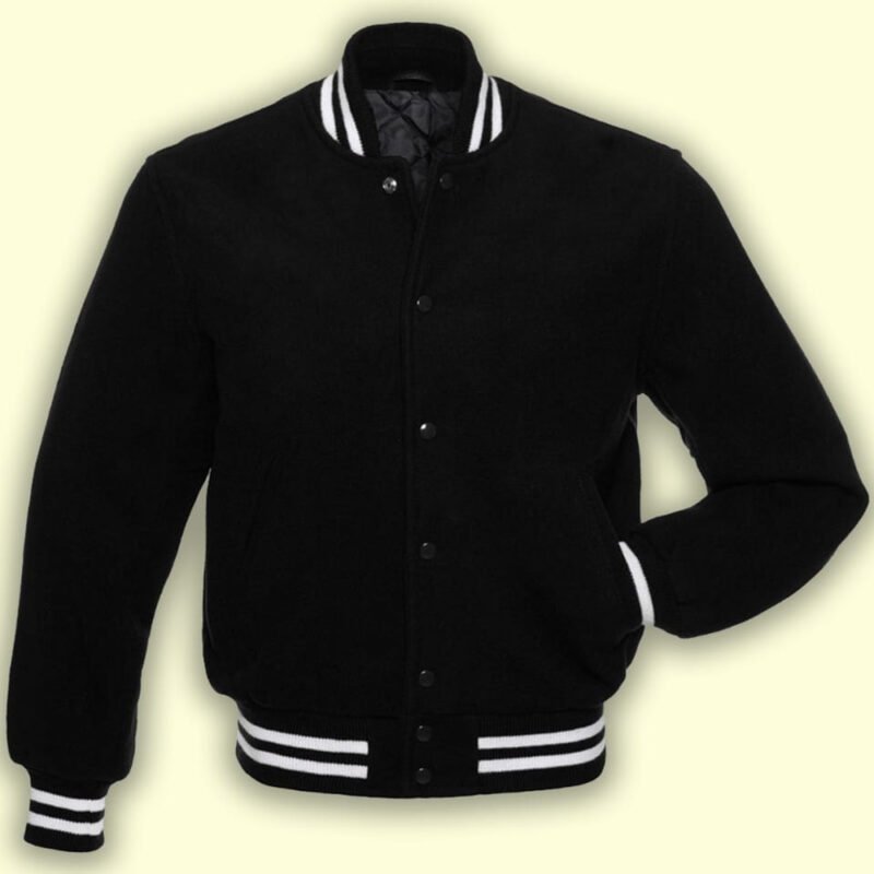 Black Fleece Varsity Jacket 