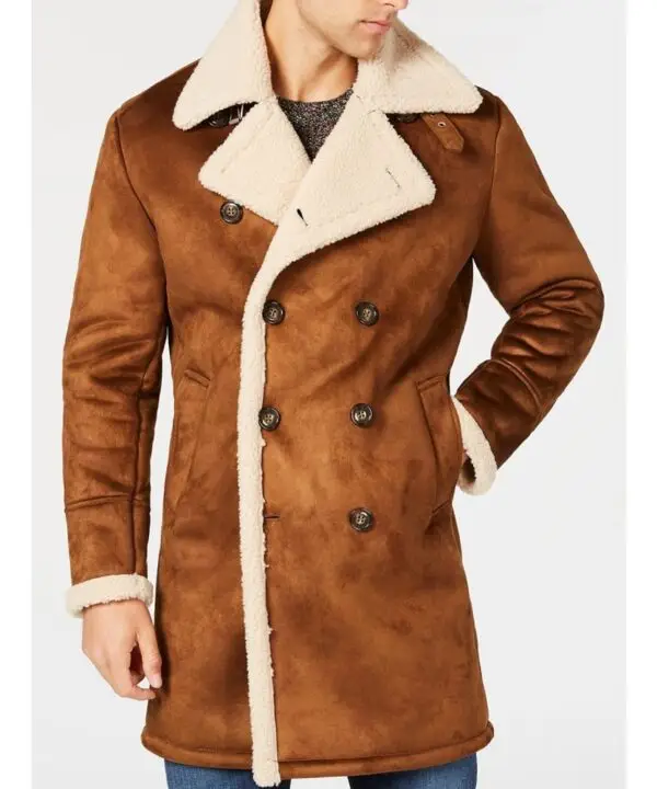 NEW MEN'S LEATHER COAT